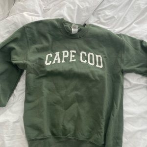 Cape Cod Olive Green Crewneck